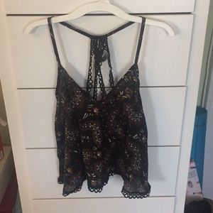 American Eagle Don't Ask Why cropped swing tank.